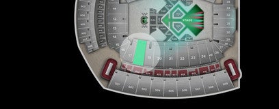 Seat view from Loge Suites