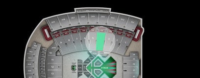 Seat view from Loge Suites