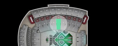 Seat view from Loge Suites