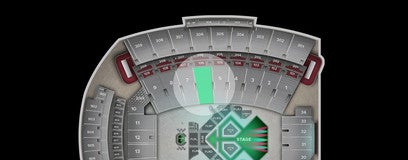 Seat view from Loge Suites