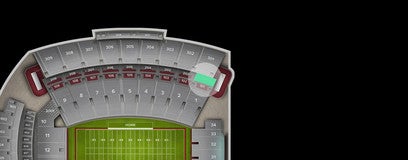 Seat view from Club
