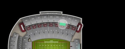 Seat view from Club