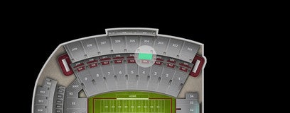 Seat view from Club