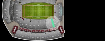 Seat view from Lower Sideline