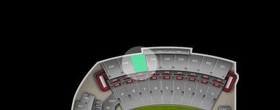 Seat view from Upper Sideline