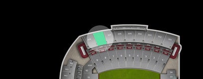 Seat view from Upper Sideline