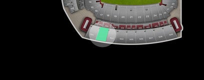 Seat view from Upper Sideline