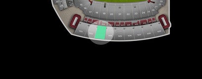 Seat view from Upper Sideline