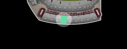 Seat view from Upper Sideline