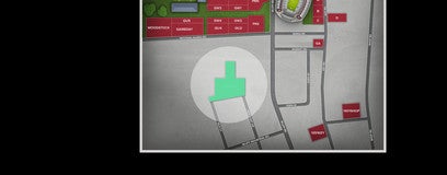 Seat view from Armory