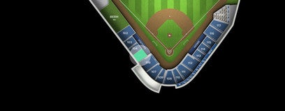 Seat view from Home Plate Reserved