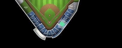 Seat view from Home Plate Reserved