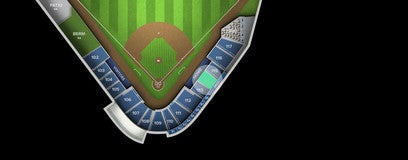 Seat view from Home Plate Reserved