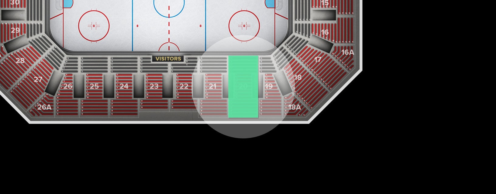 Seat view from Lower