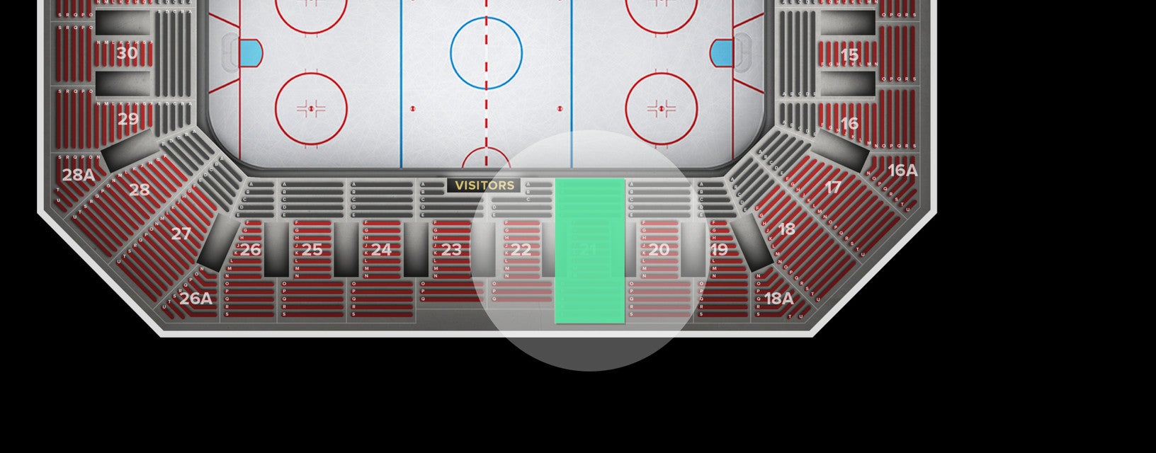 Seat view from Lower