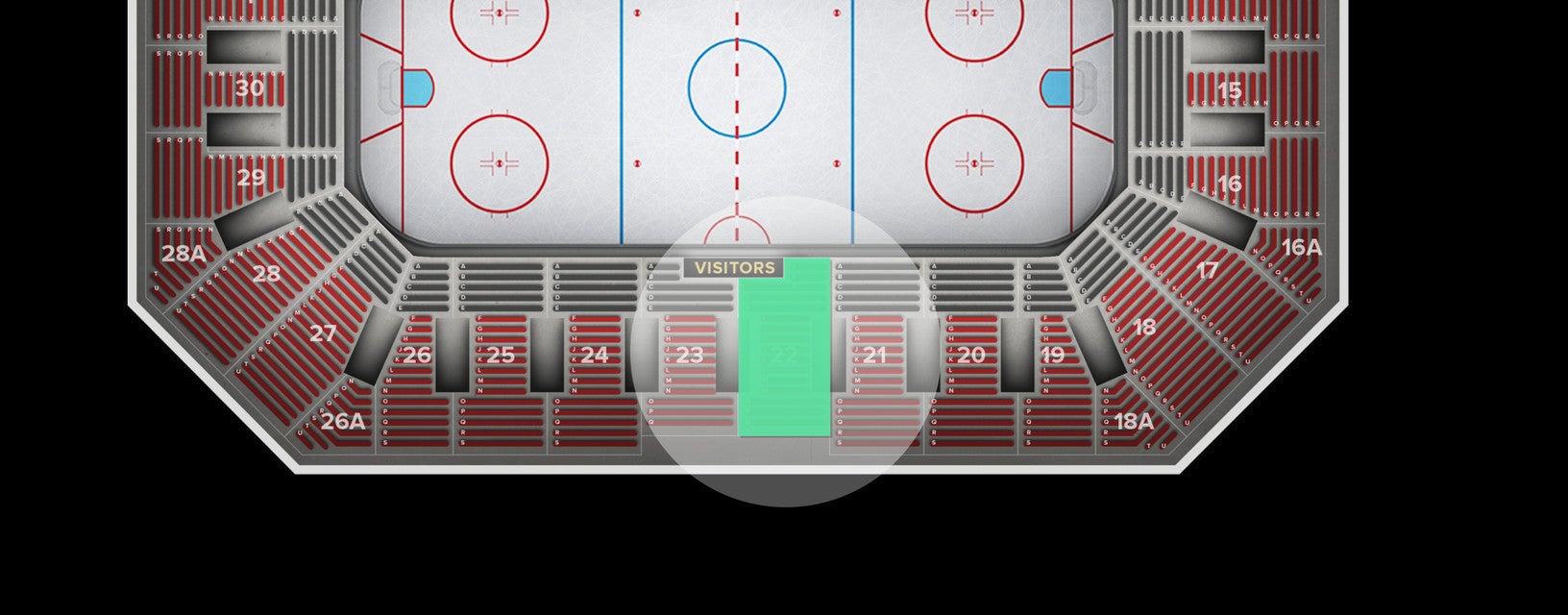 Seat view from Lower