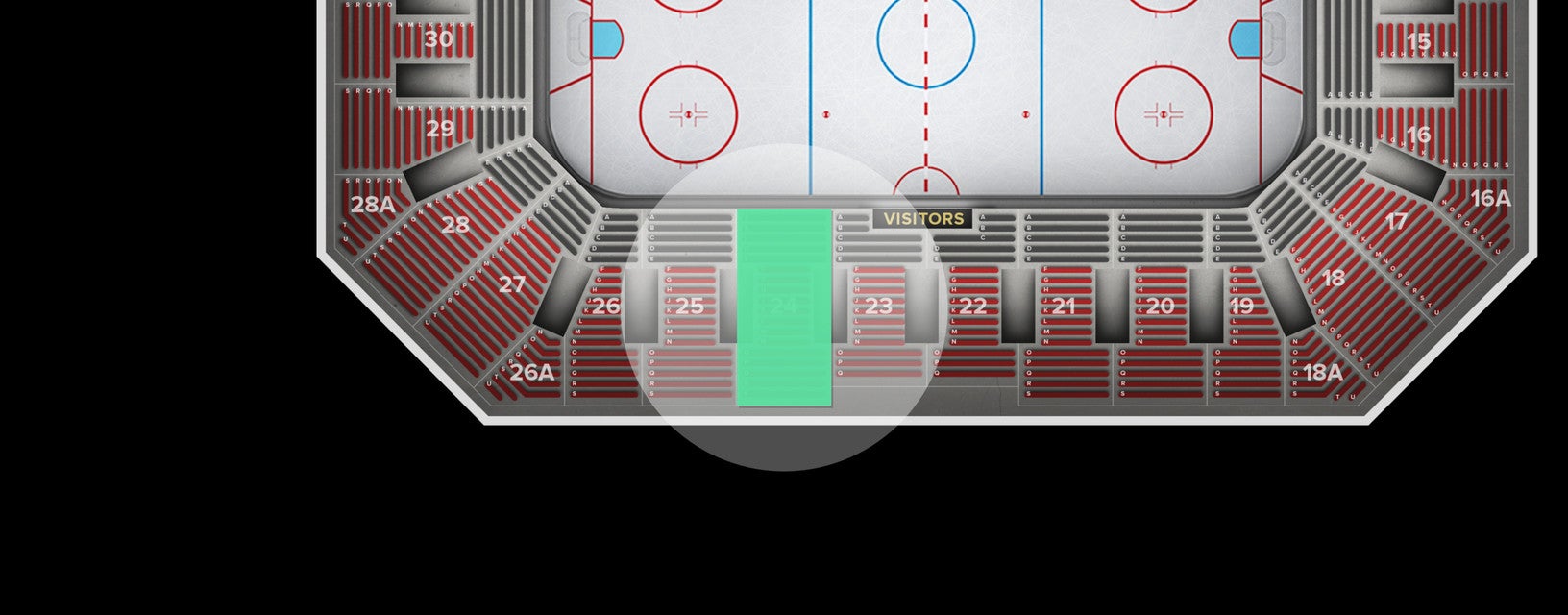 Seat view from Lower