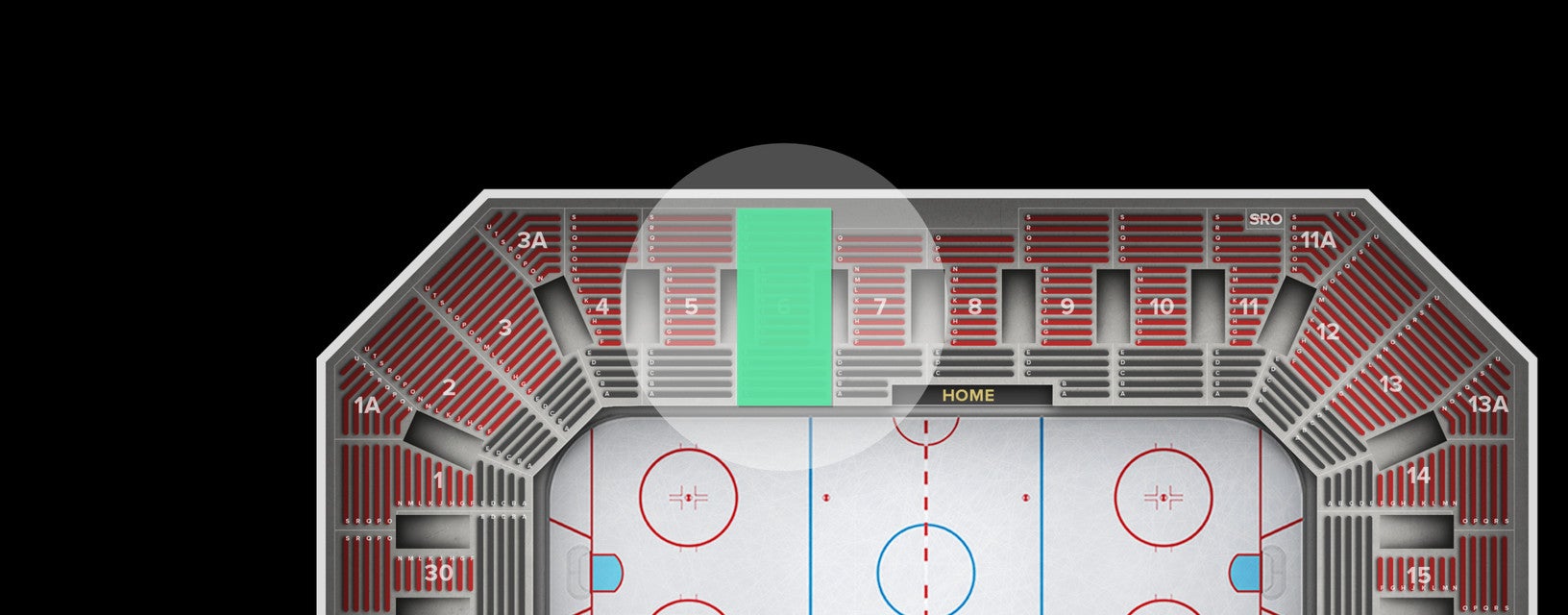 Seat view from Lower