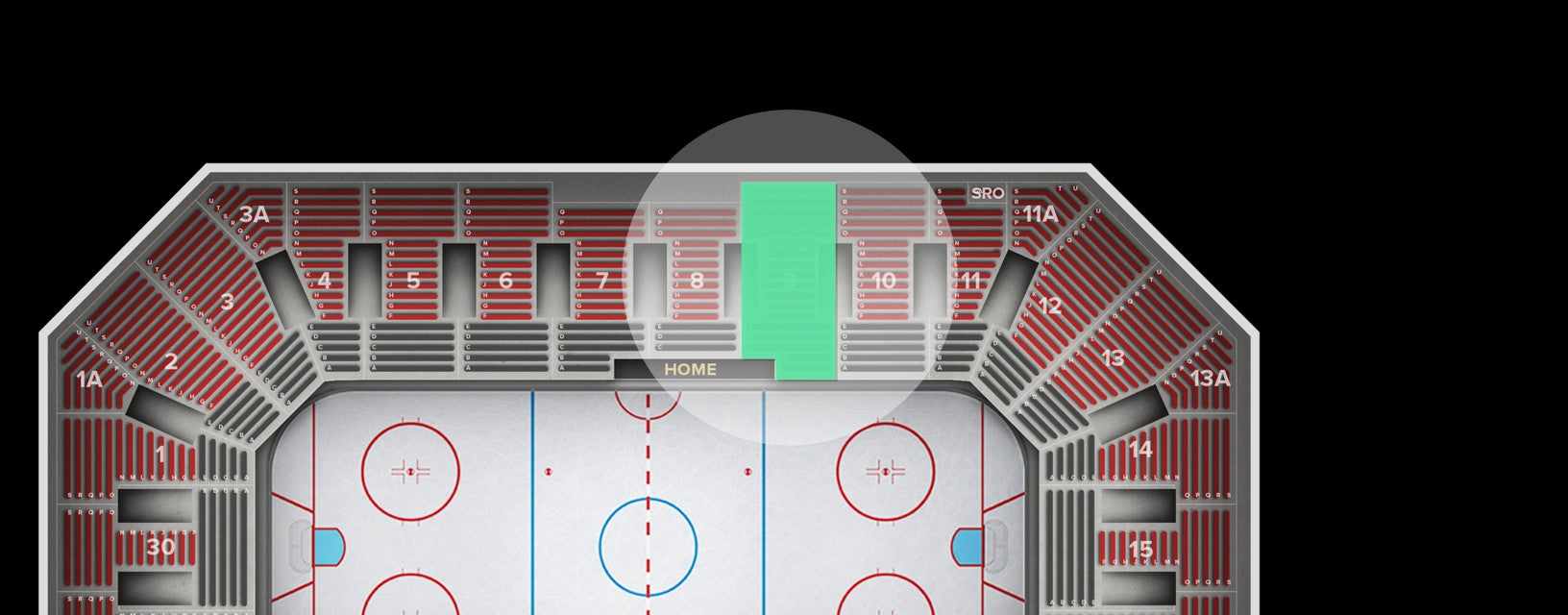 Seat view from Lower