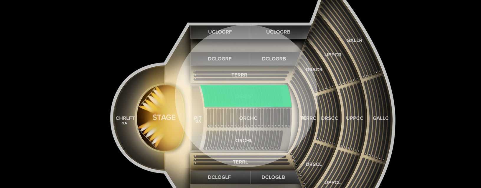 Seat view from Orchestra Right