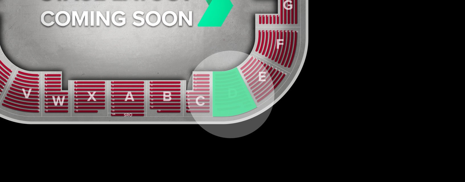 Seat view from D