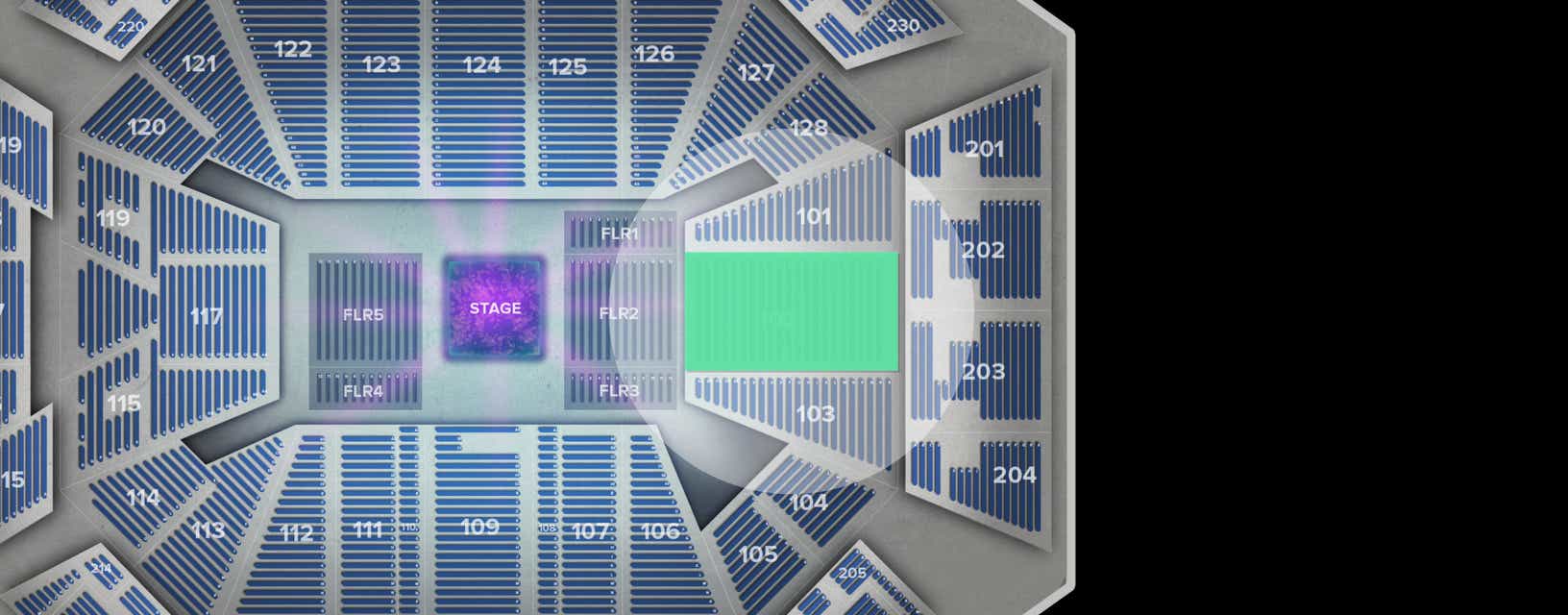 Seat view from Lower
