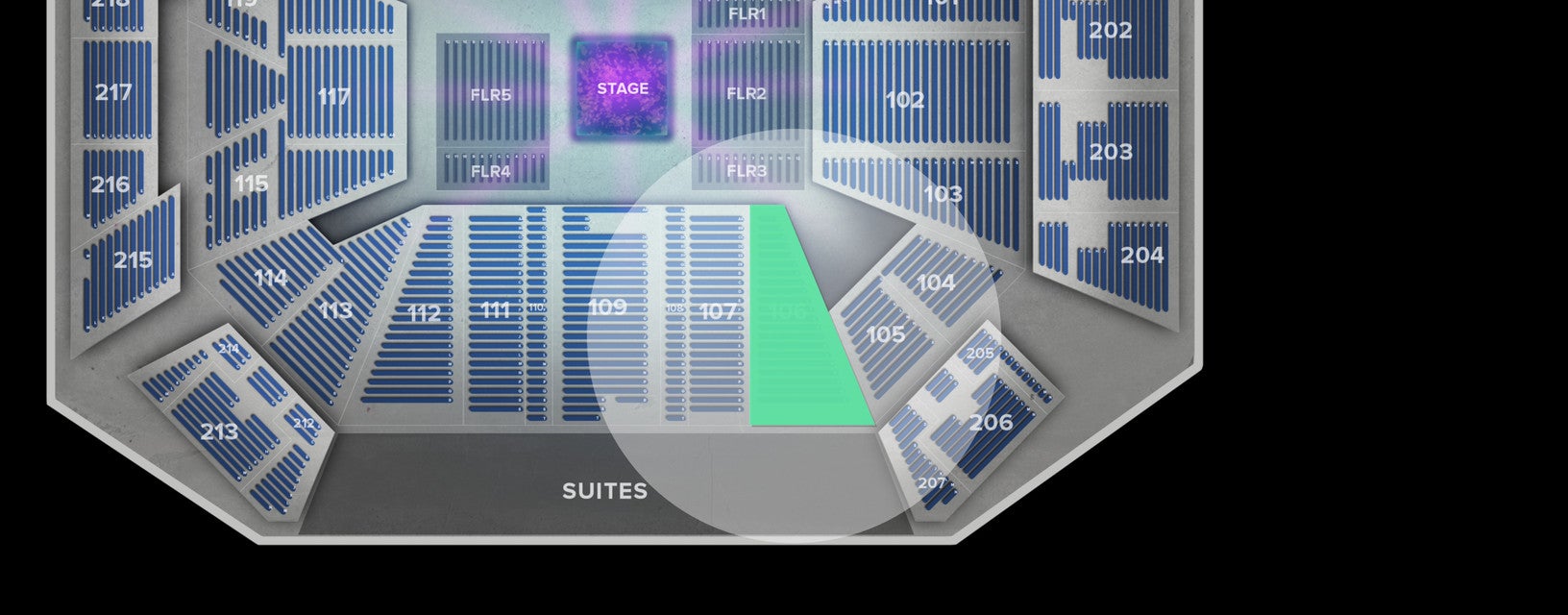 Seat view from Lower