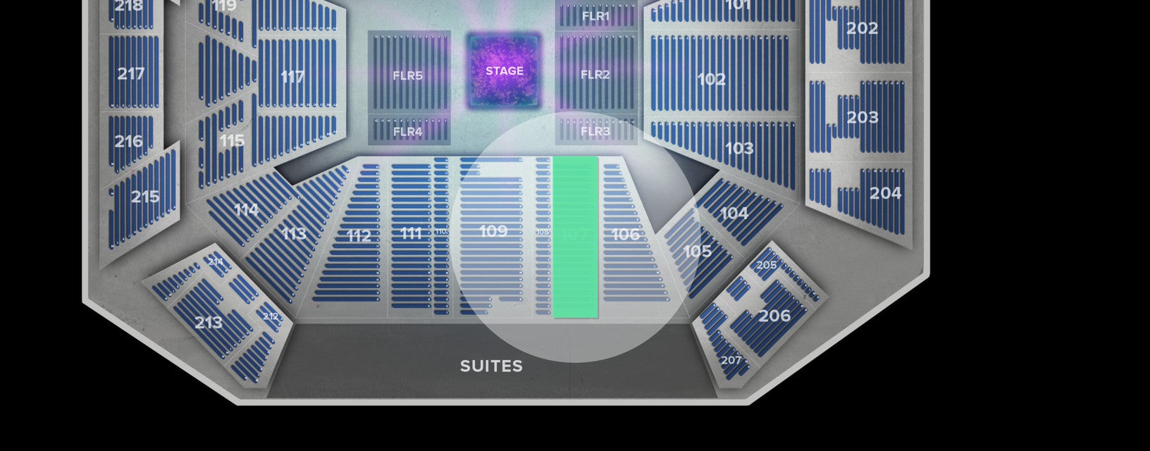 Seat view from Lower
