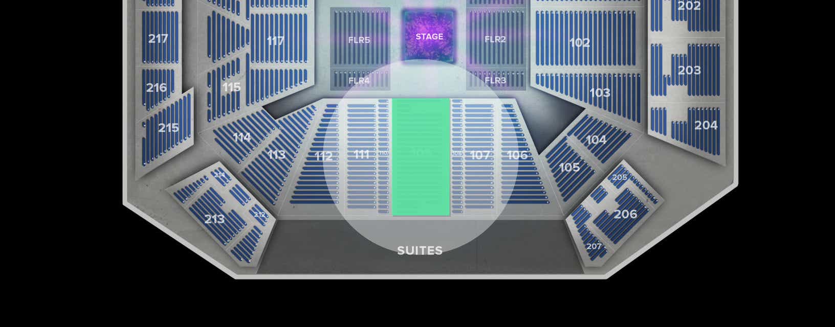 Seat view from Lower