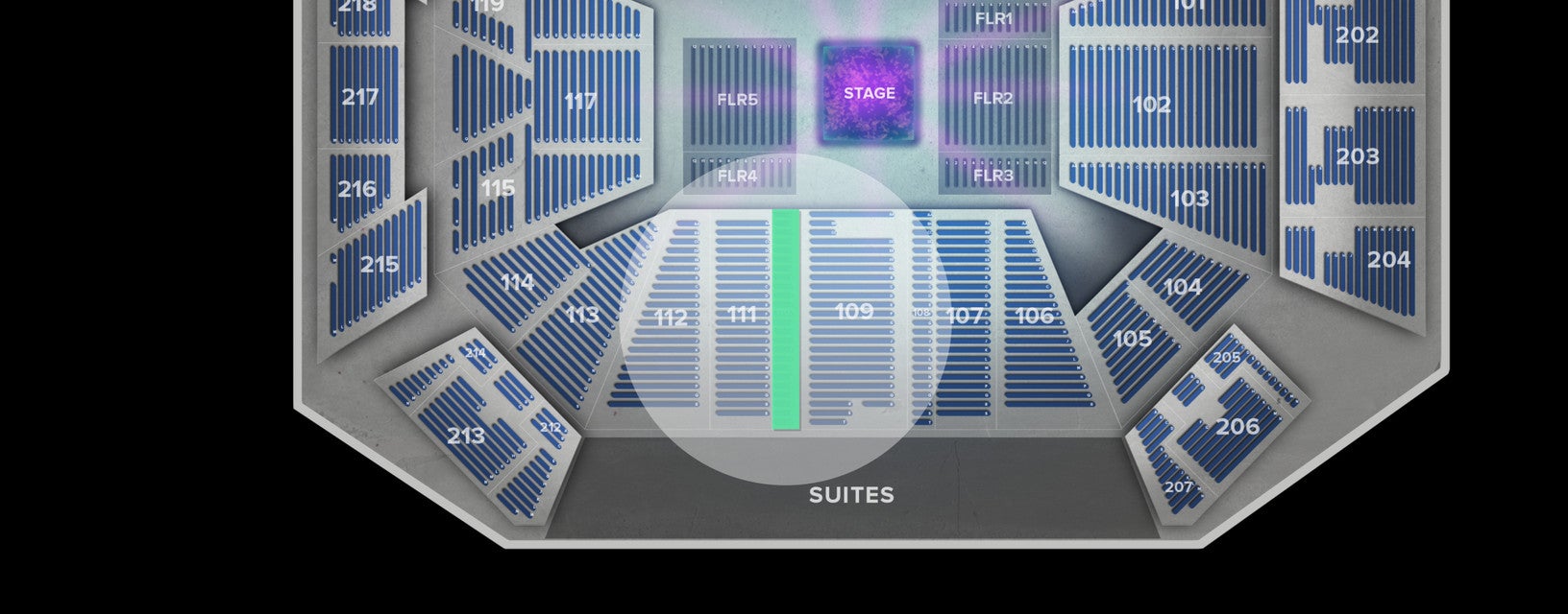 Seat view from Lower