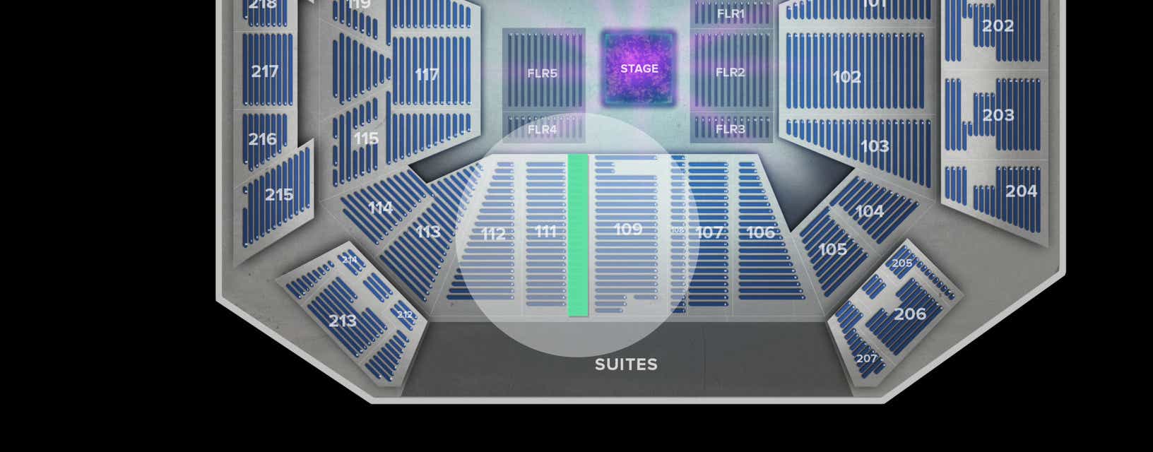 Seat view from Lower