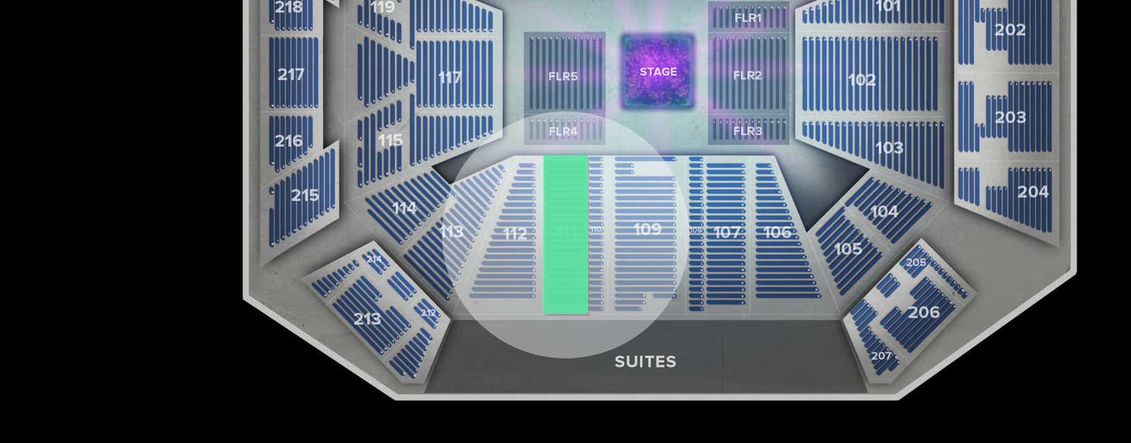 Seat view from Lower