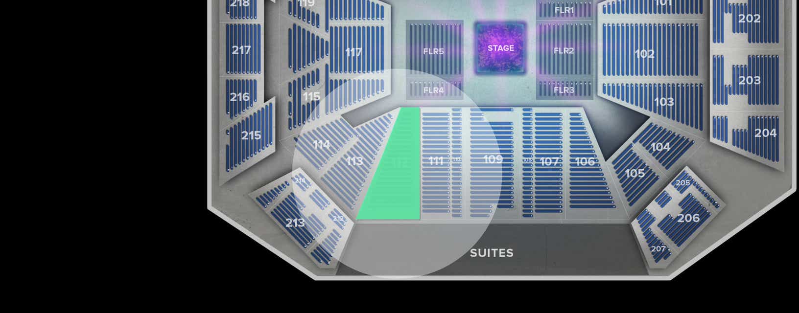 Seat view from Lower