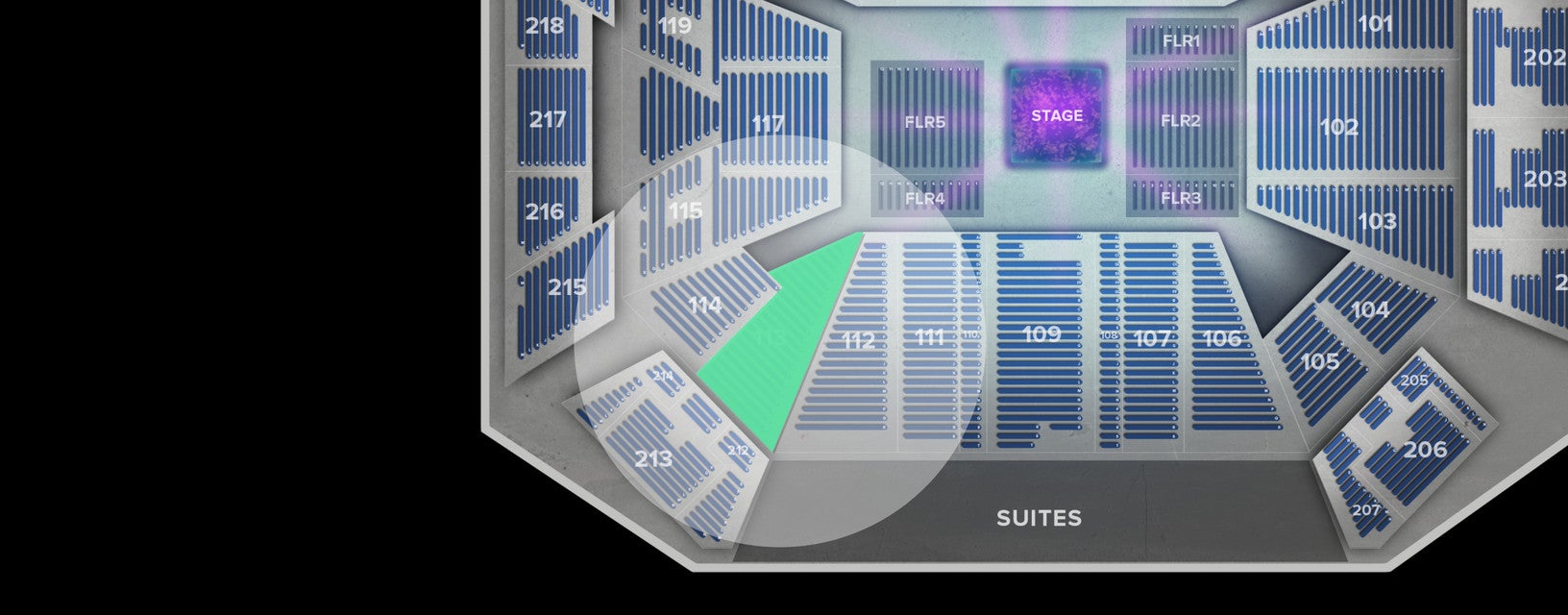 Seat view from Lower
