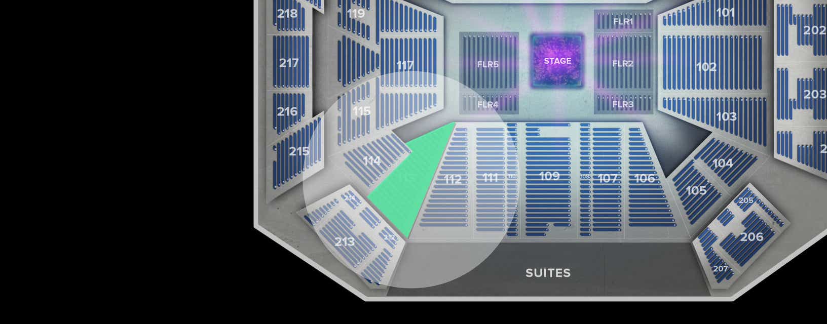 Seat view from Lower