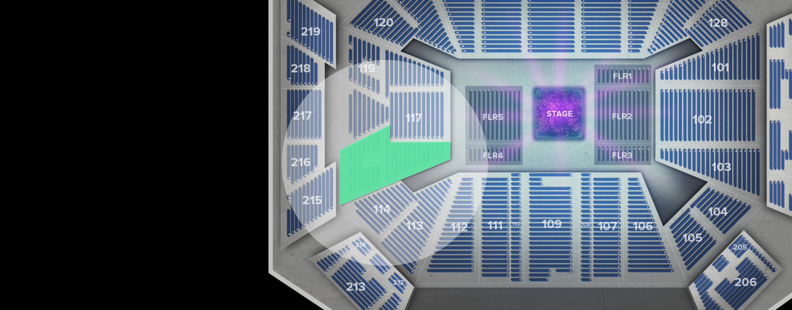 Seat view from Lower