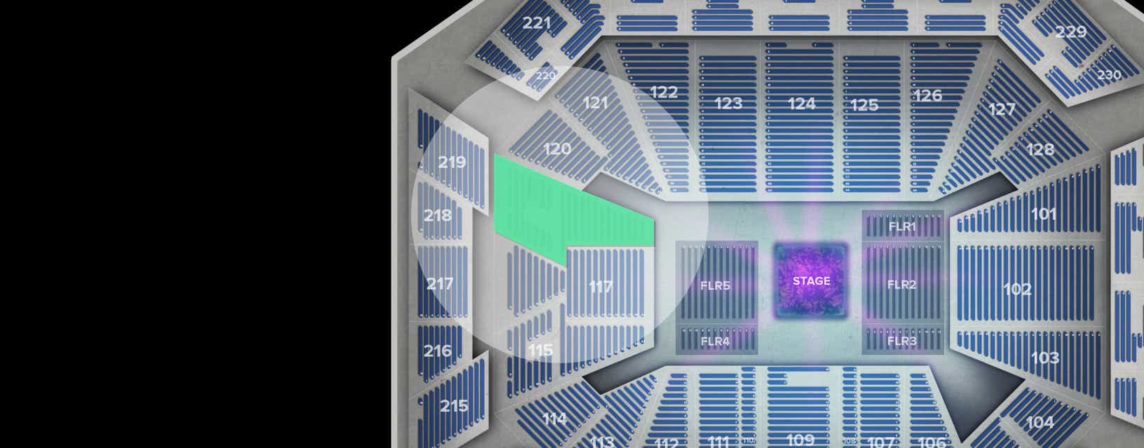 Seat view from Lower