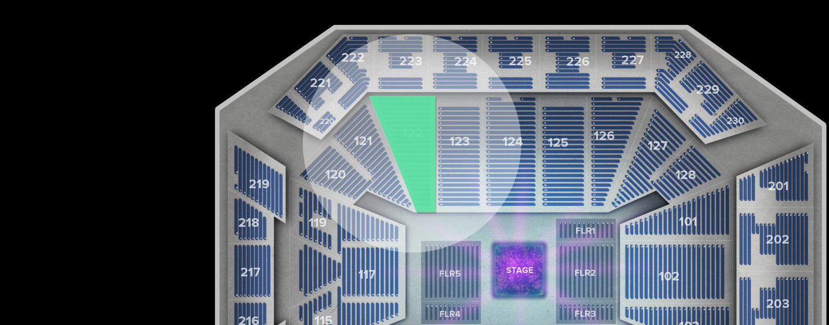 Seat view from Lower