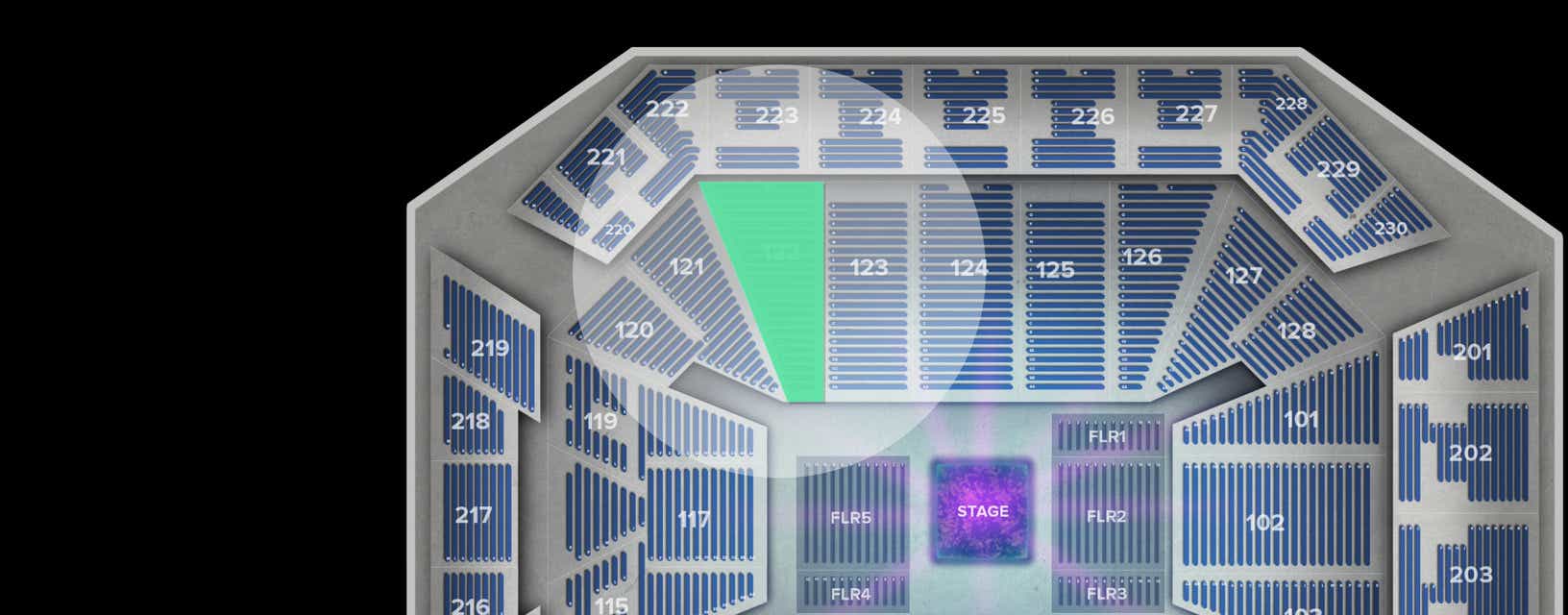 Seat view from Lower