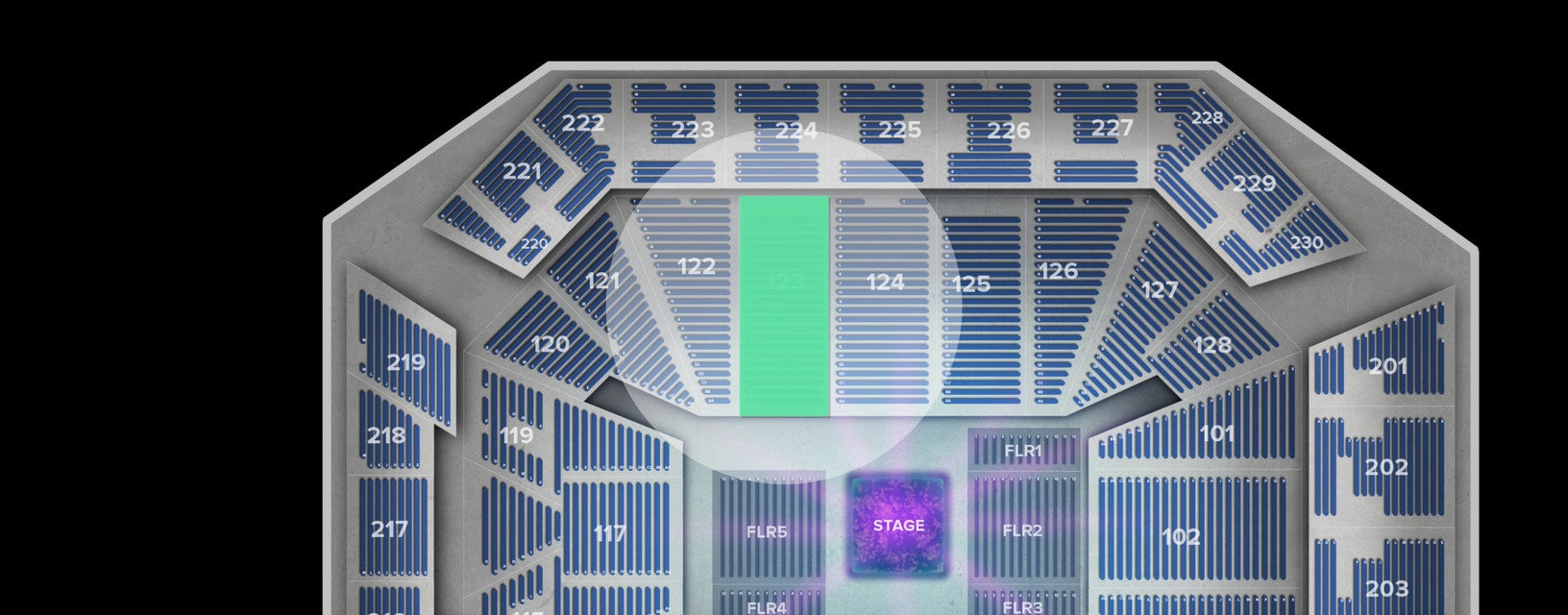 Seat view from Lower