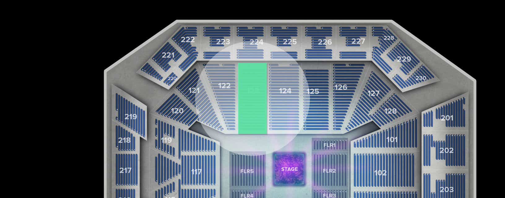 Seat view from Lower