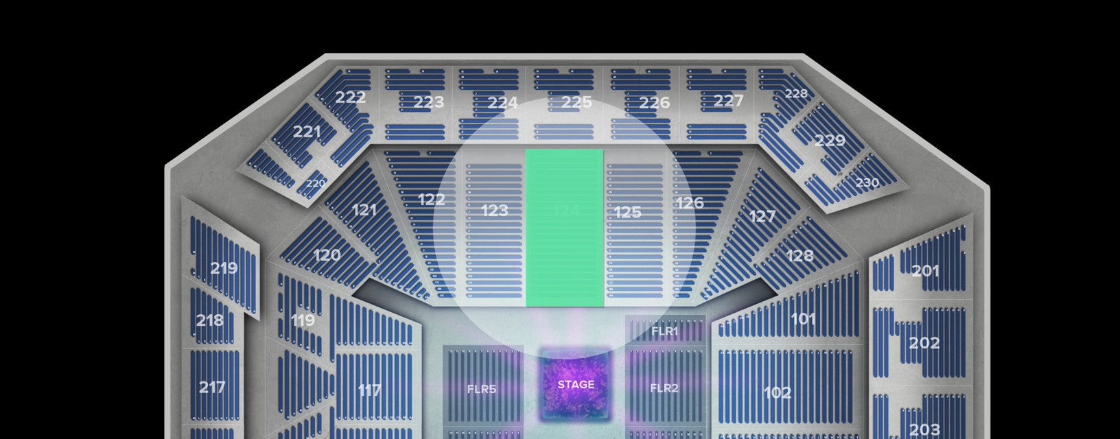 Seat view from Lower