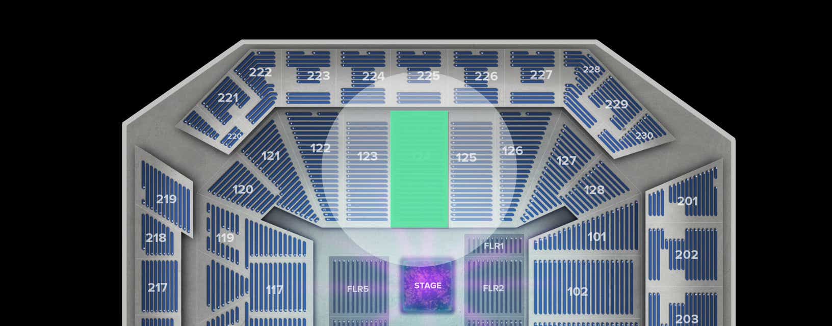 Seat view from Lower