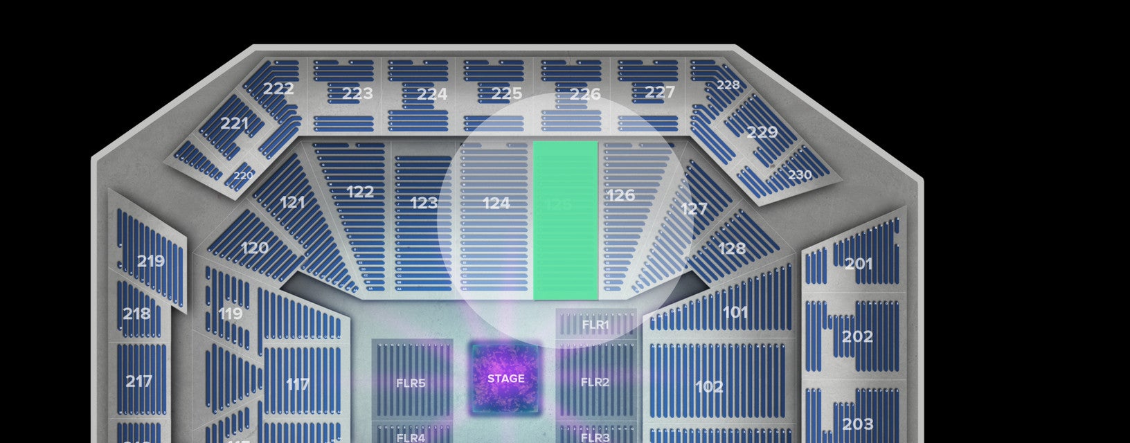 Seat view from Lower