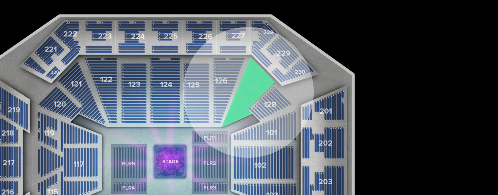 Seat view from Lower
