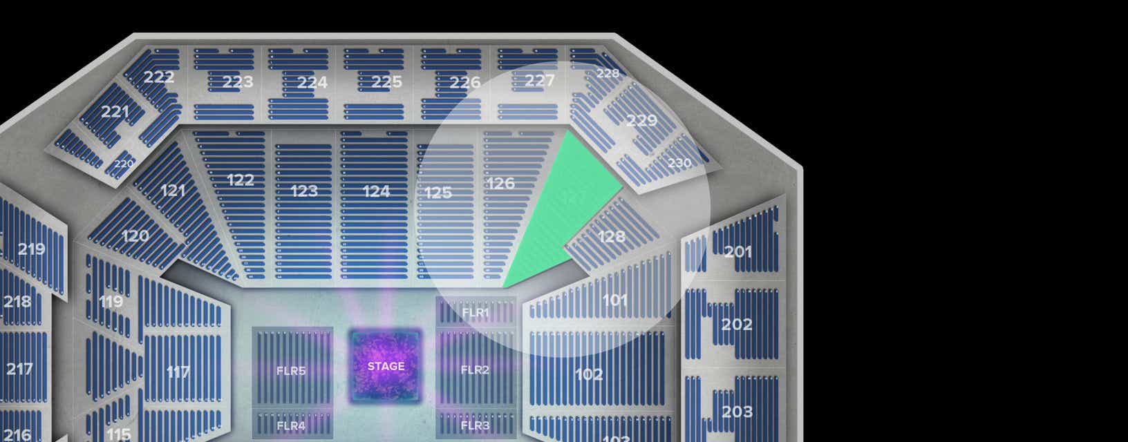 Seat view from Lower