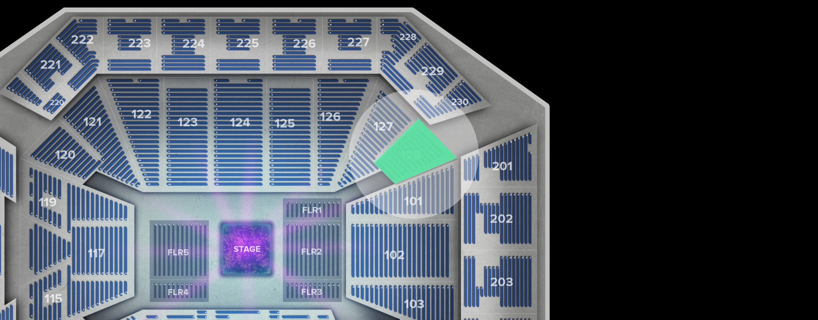 Seat view from Lower