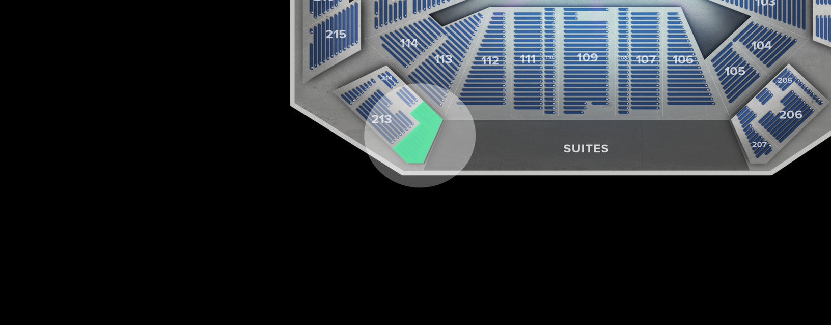 Seat view from Upper