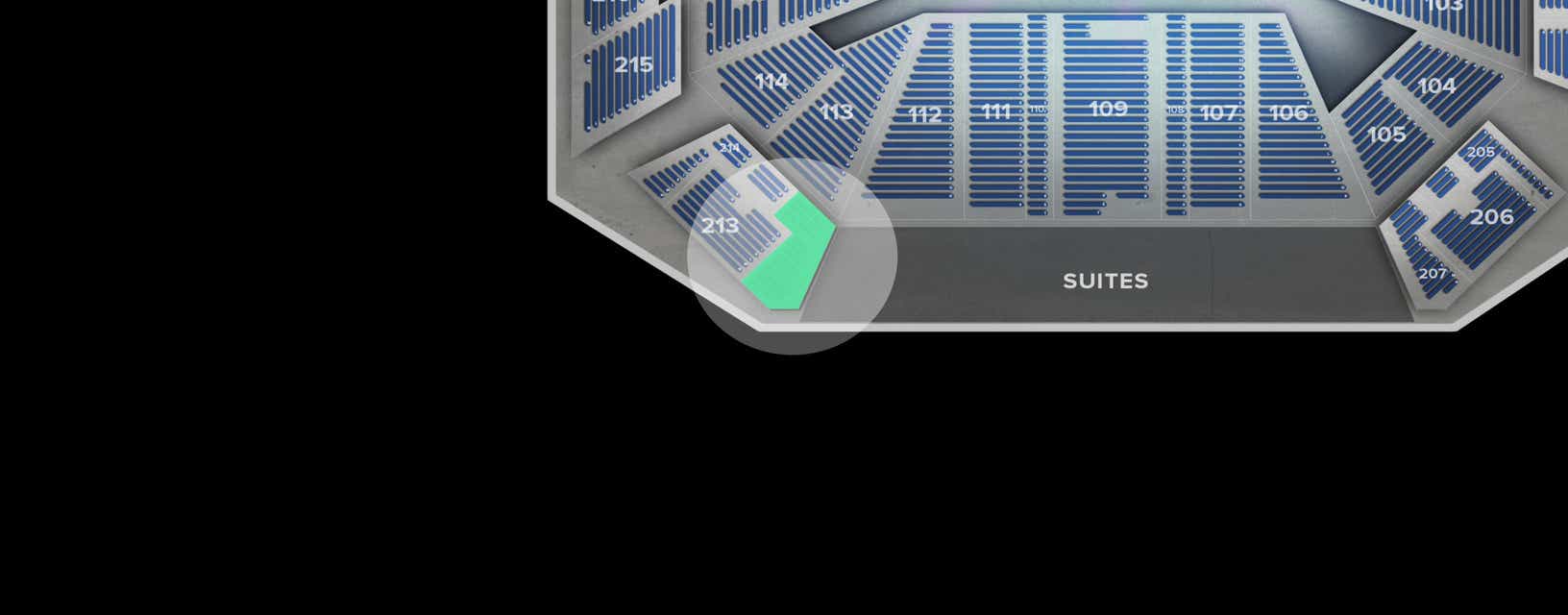 Seat view from Upper