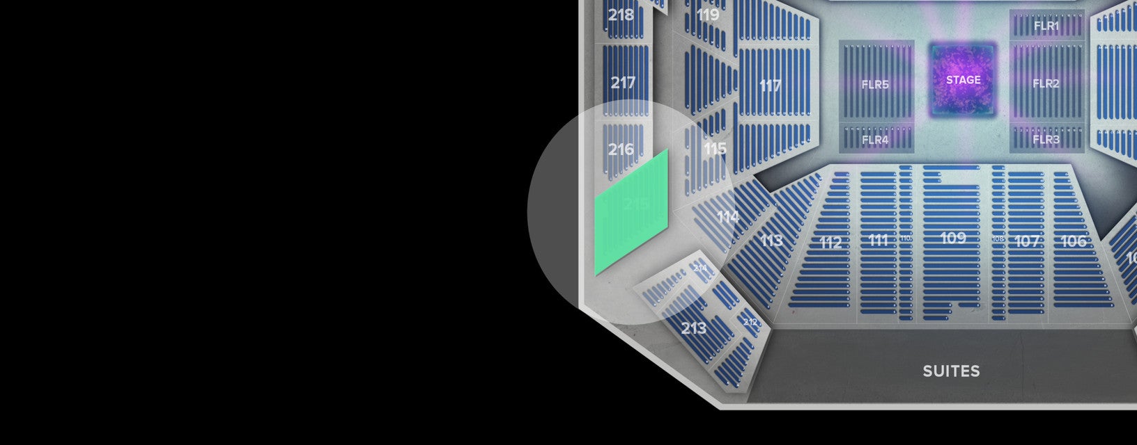 Seat view from Upper